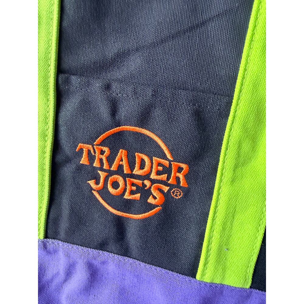New Trader Joe’s Trick or Treat Halloween Canvas Mini Tote Bag Set of 2 NWT - Picture 3 of 6
